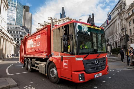 Biffa truck in London