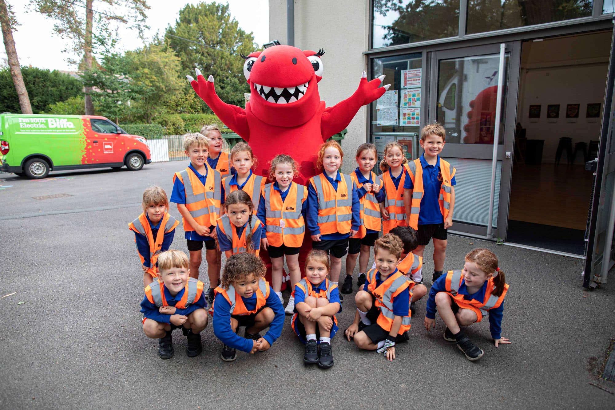Whitney wasteater at St Nic primary school in Wokingham