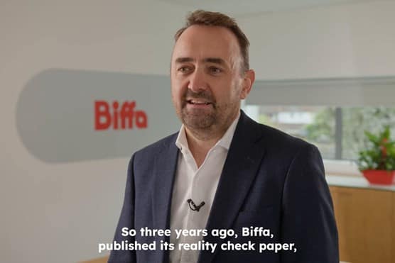 Michael Topham being interviewed