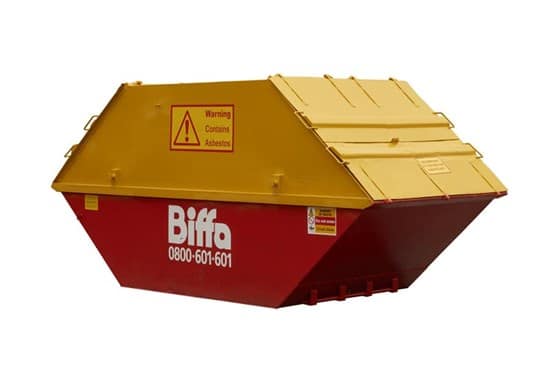 Enclosed skip