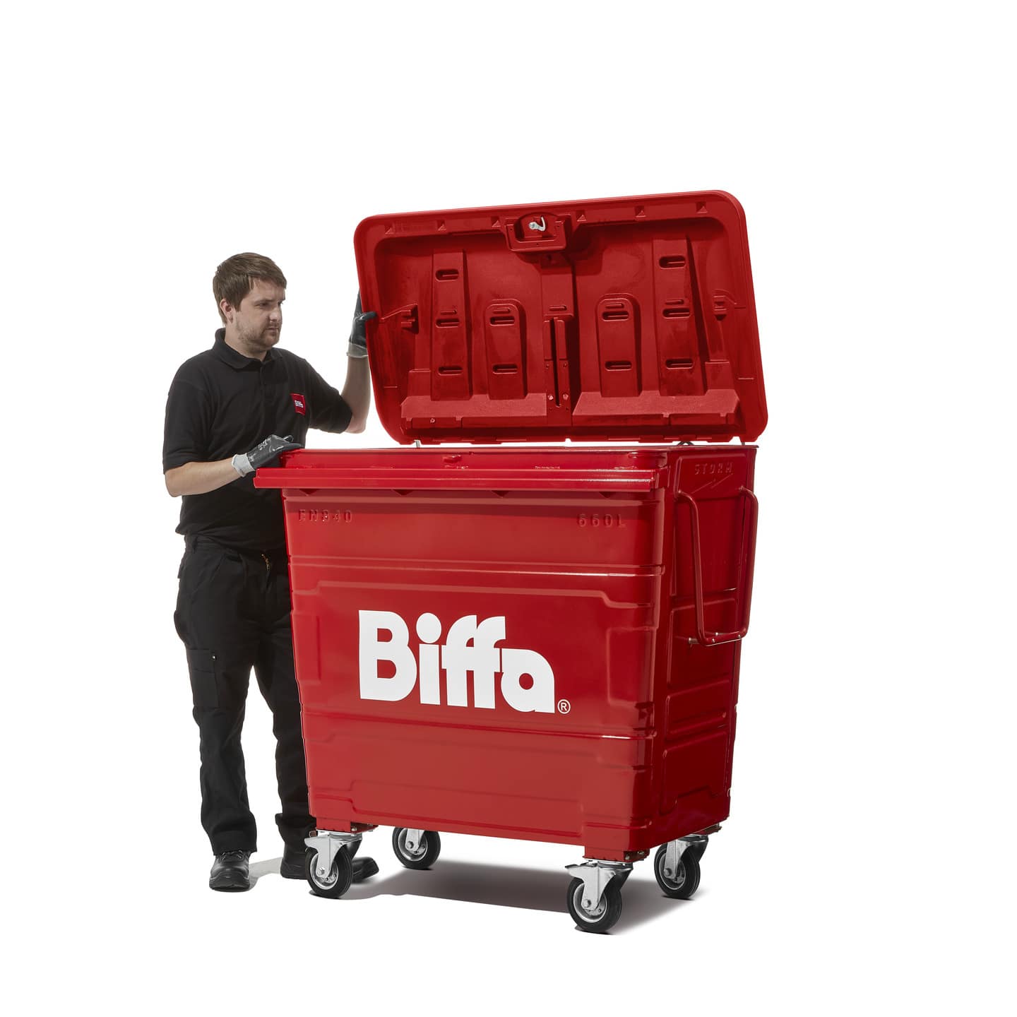 660 Litre wheelie bin