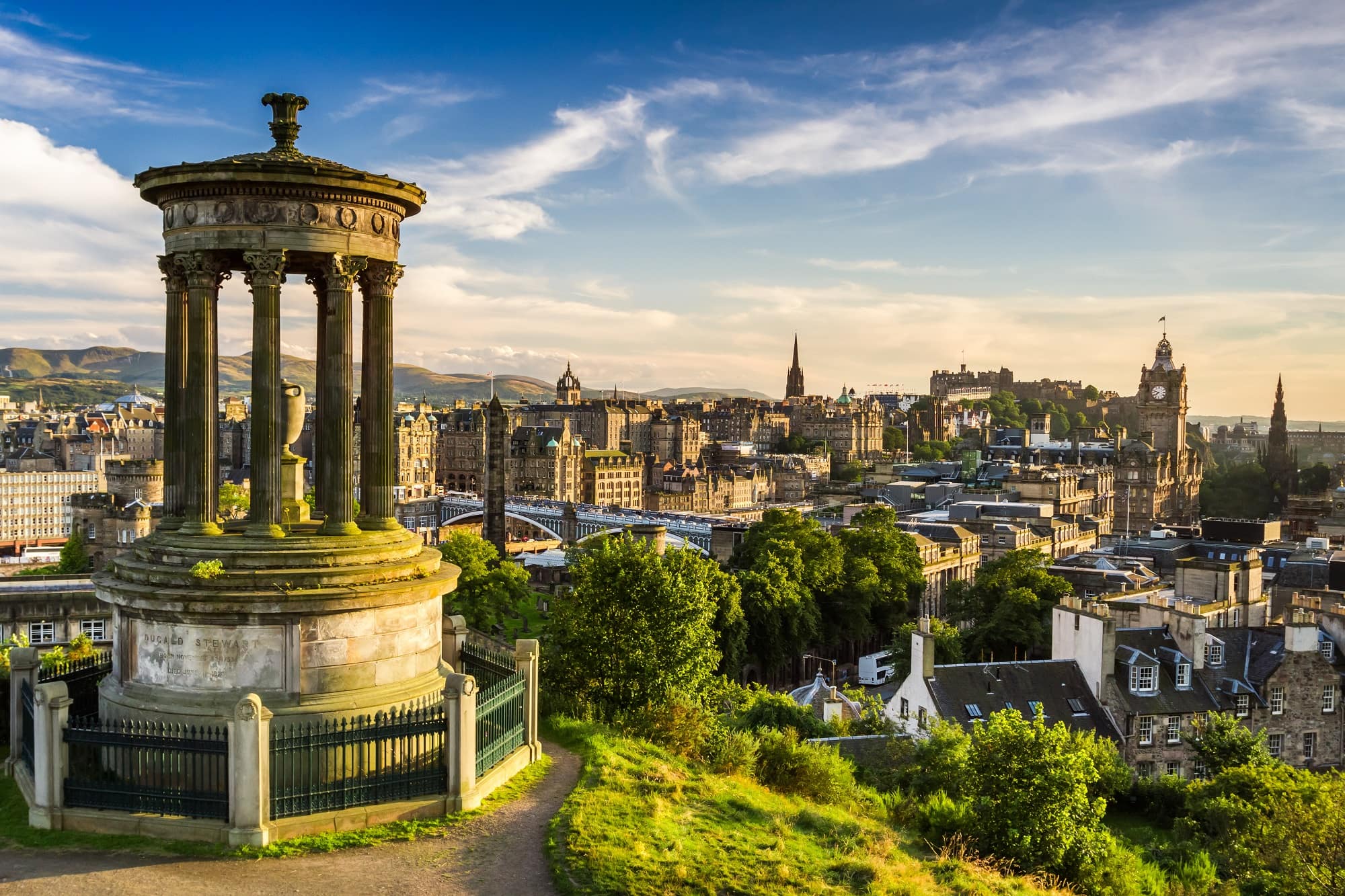 Calton Hill in Edinburgh 
