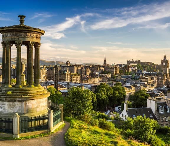 Calton Hill in Edinburgh