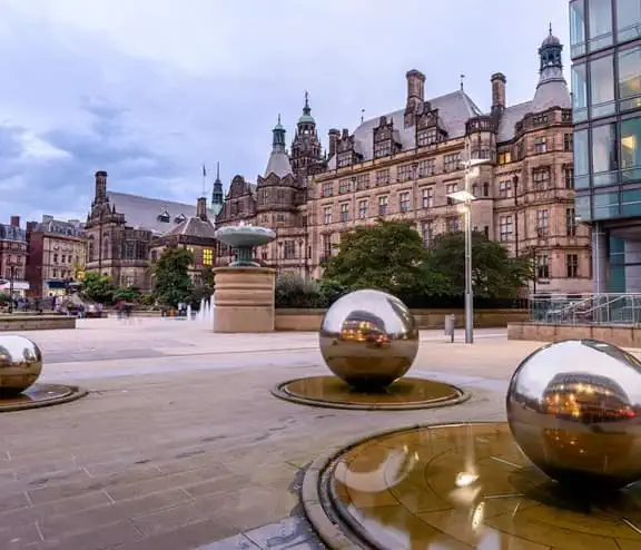 Nice scenic view of Sheffield