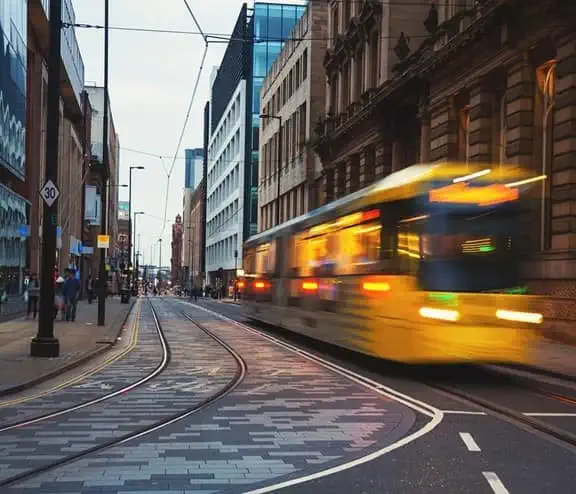 Tram in Manchester