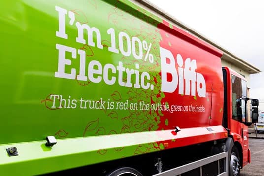 Biffa electric vehicle
