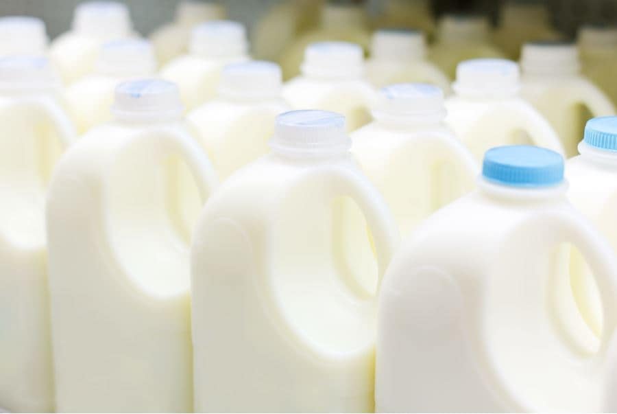 Milk bottle recycling
