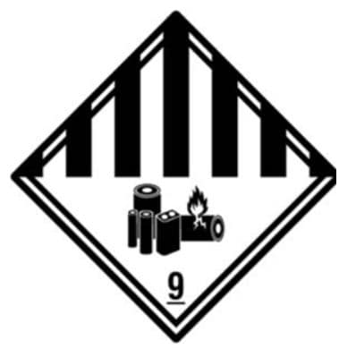 Lithium battery label