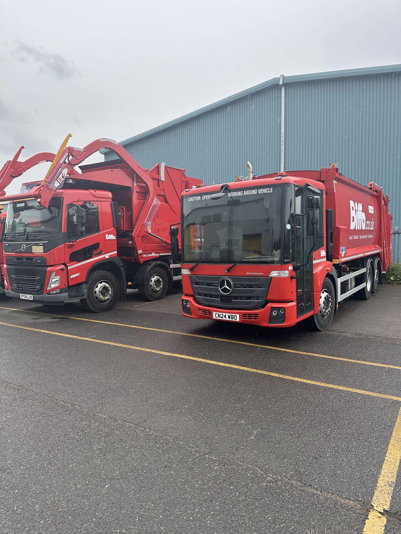 Biffa's new North East fleet