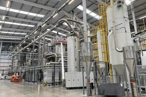 Inside Esterpet Ltd plant