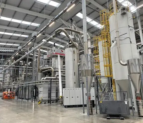 Inside Esterpet Ltd plant