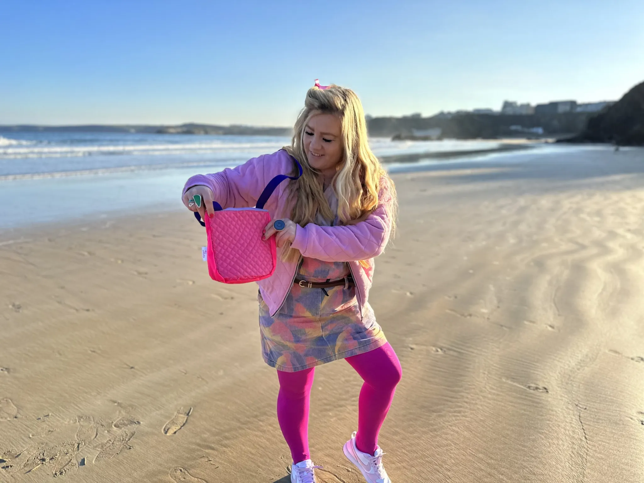Kate Doran on beach