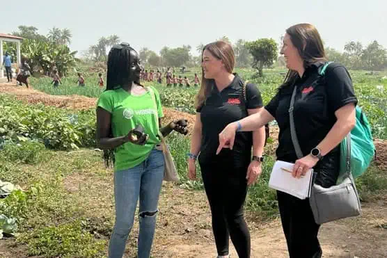 Biffa's team in Gambia to see sustainability projects in action