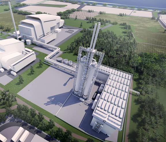 UK's first energy from waste facility with carbon capture
