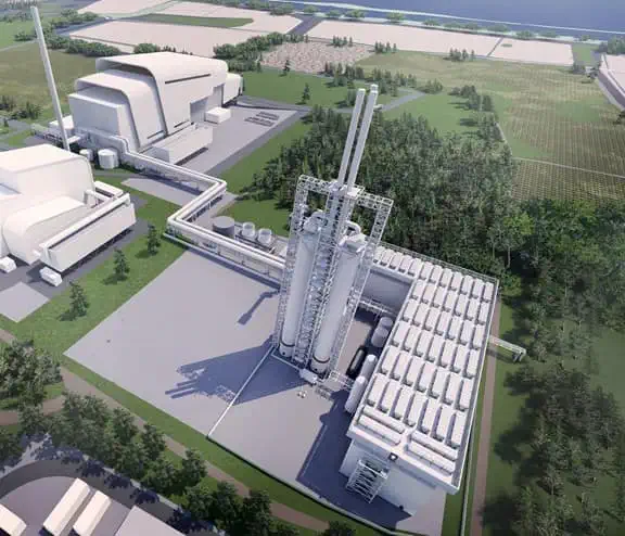 UK's first energy from waste facility with carbon capture
