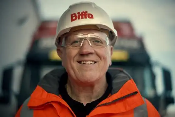 Biffa employee who is helping to keep the people and public safe