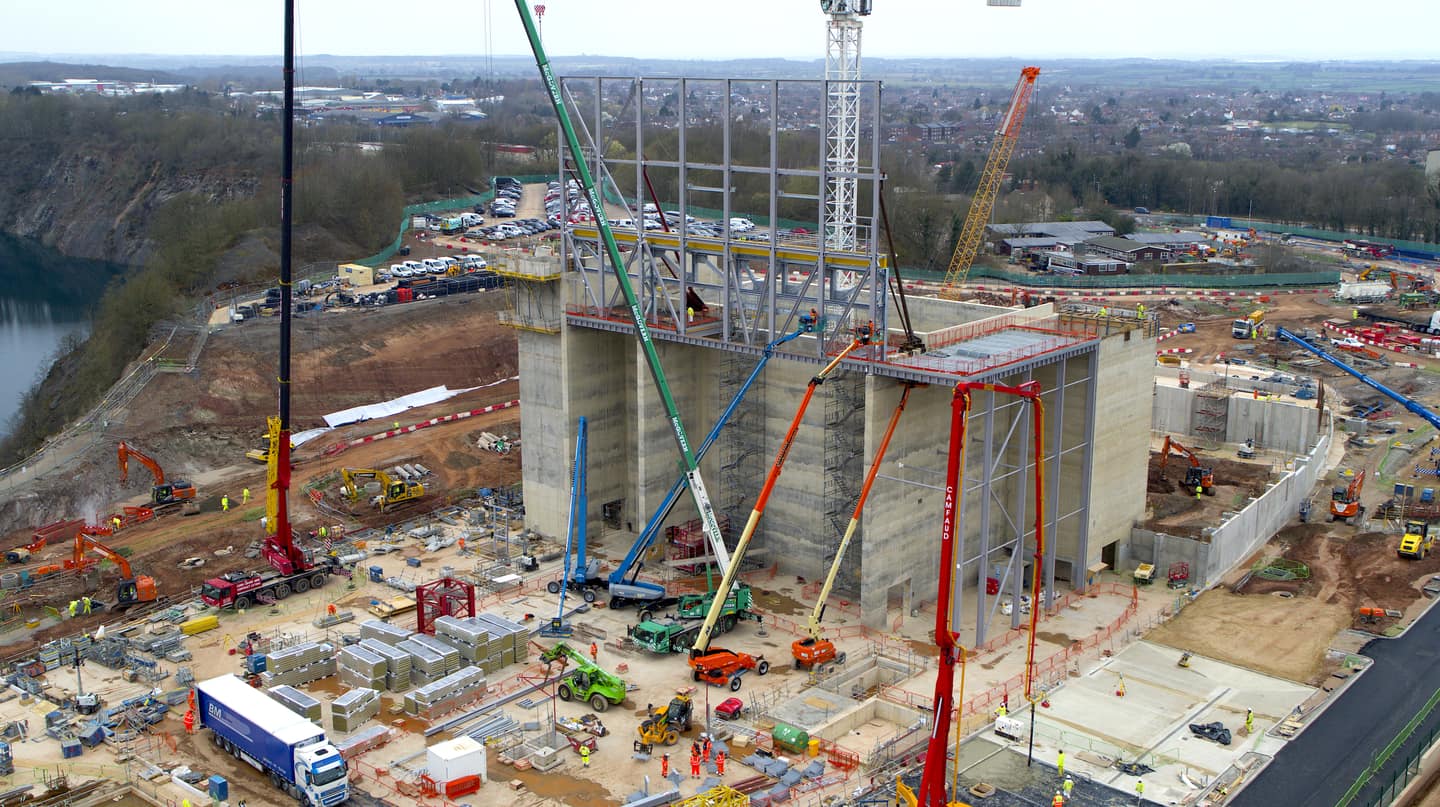 Aerial view of Biffa facility
