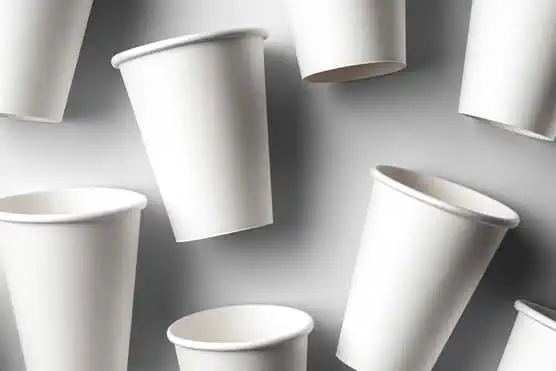 Various white cups