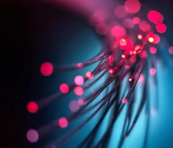 Red glowing dots