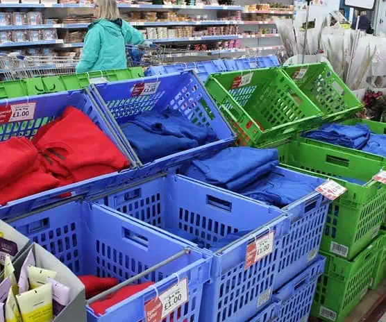 M&S affordable school uniform baskets as Biffa and M&S work together to solve surplus problems