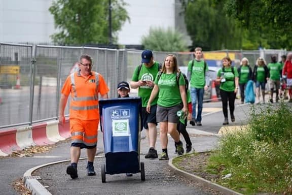 Wasteaid charity walk