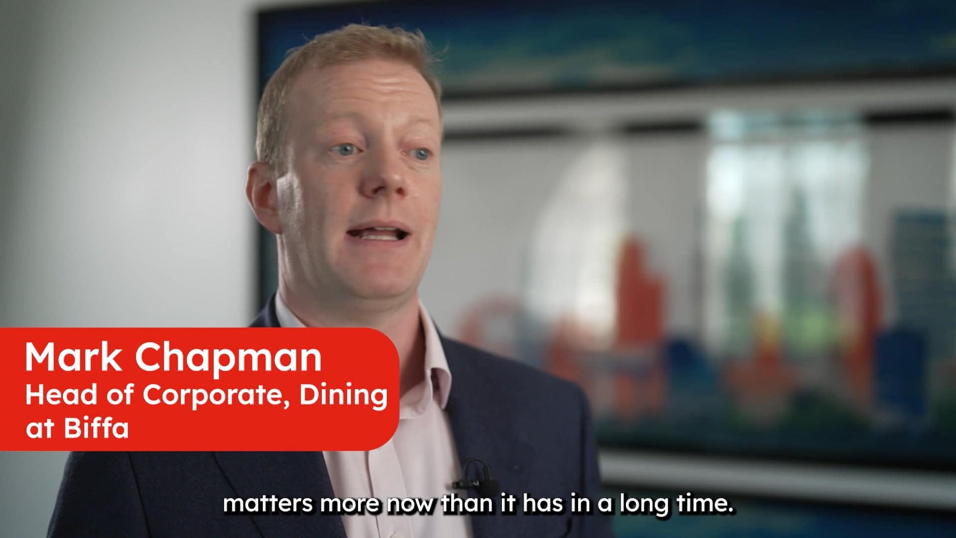 Screengrab of Mark Chapman in the interview