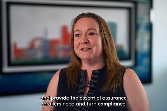 Screengrab of Marie King in the interview